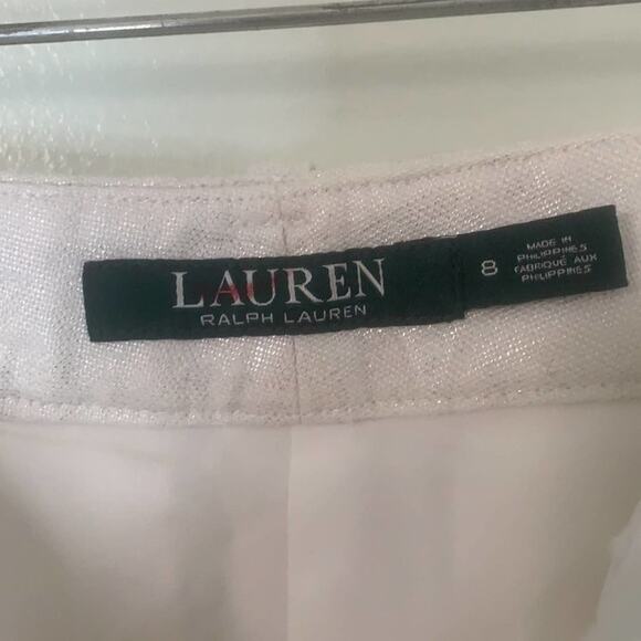 LAUREN RALPH LAUREN 100% LINEN DRESS PANTS SIZE 8 - Picture 6 of 10